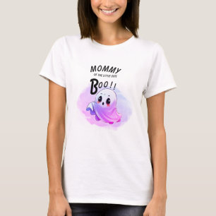 T-shirt Baby shower Boo Halloween Deep Purple Theme Party