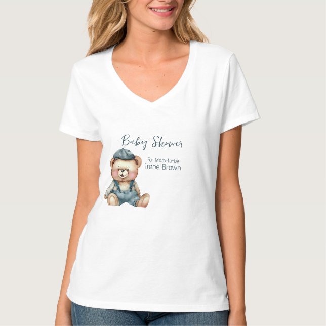 T-shirt Baby shower de charme (Devant)