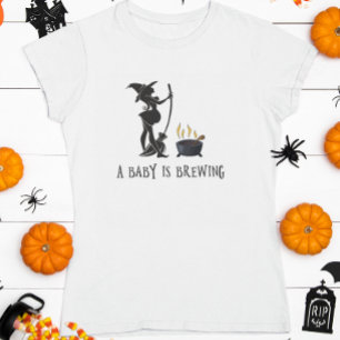 T-shirt Baby shower de grossesse de sorcière