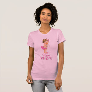 T-shirt Baby shower de princesse Gender Reveal d'équipe