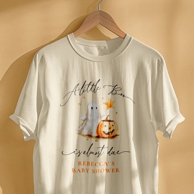 T-shirt Baby shower d'Halloween du Citrouille fantôme mign (Créateur téléchargé)