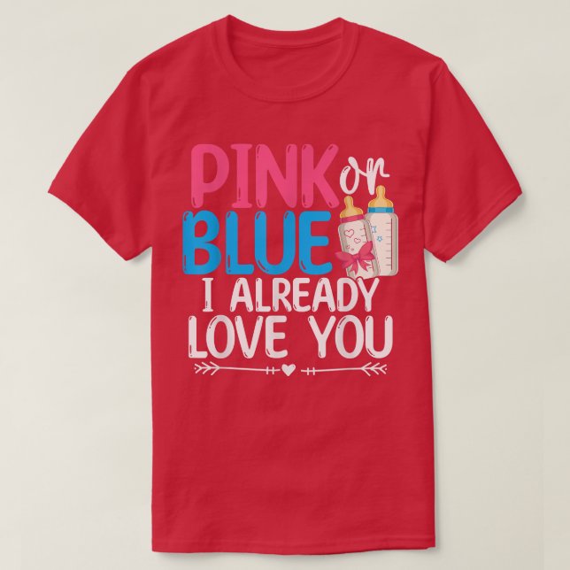 T-shirt Baby shower Genre Reveal Party Baby Party Genre (Design devant)