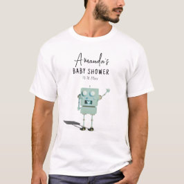 T-shirt Baby shower robot