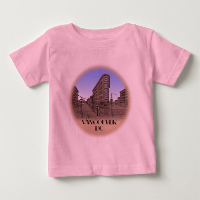 T-shirt Baby Souvenir de Vancouver Gastown Baby Sh (Devant)