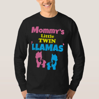 T-shirt Baby Twin Llamas Faire-part de grossesse pour femm