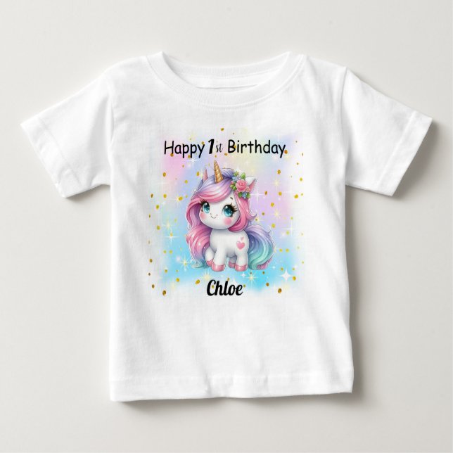 T-Shirt Baby Unicorn  (Vorderseite)