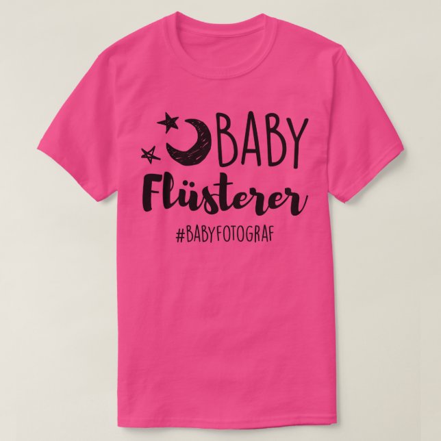 T-shirt Babyfotograf noir (Design devant)