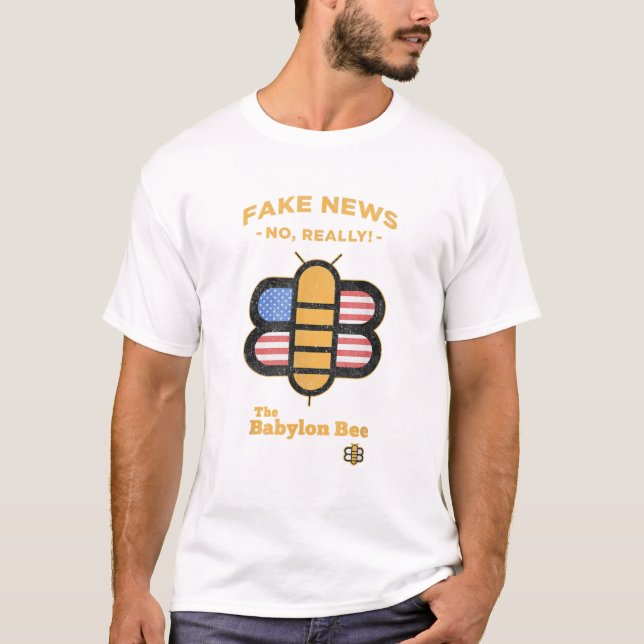 T-shirt Babylon Bee 2024 Election Fake (Devant)