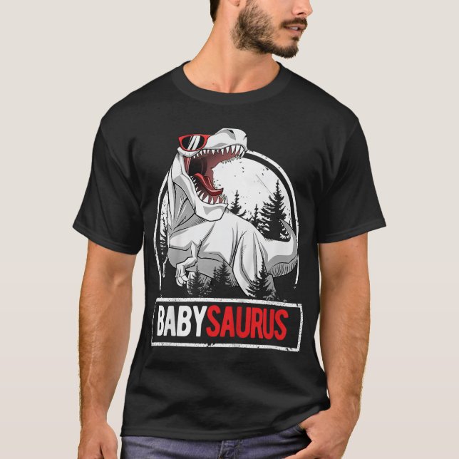 T-shirt BabySaurus pour enfants en bas âge fête d'annivers (Devant)