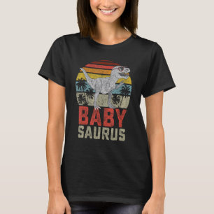 T-shirt Babysaurus Rex Dinosaur Bébé Saurus Famille Matchi