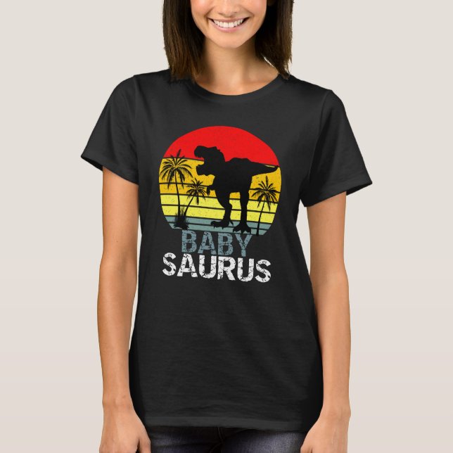 T-shirt Babysaurus T Rex Dinosaur (Devant)