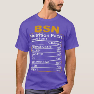 T-shirt Baccalauréat En Sciences En Infirmière Nurse Nutri