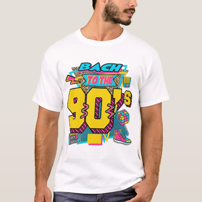 T-shirt Bach Aux Années 90 (Devant)