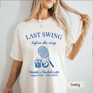 T-shirt Bach Dernier Swing Moderne Avant Le Tennis De Bagu