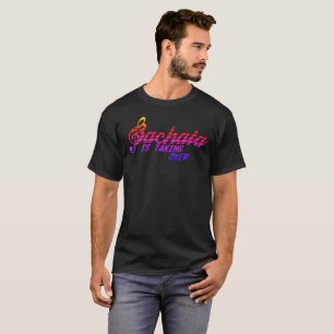 T-shirt Bachata prend le contrôle des hommes vêtement am