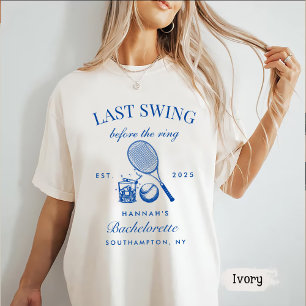 T-shirt Bache Rose Dernier Balancement Avant Le Tennis De 