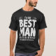T-shirt Bachelor de la meilleure prison (Devant)