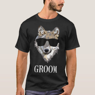T-shirt Bachelor Party Grooms Wolf Pack