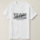 T-shirt Bachelor Party Team Groom Groomsman's Name Grey (Design devant)