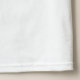 T-shirt Bachelor Party Team Groom Groomsman's Name Grey (Détail - Ourlet (en blanc))