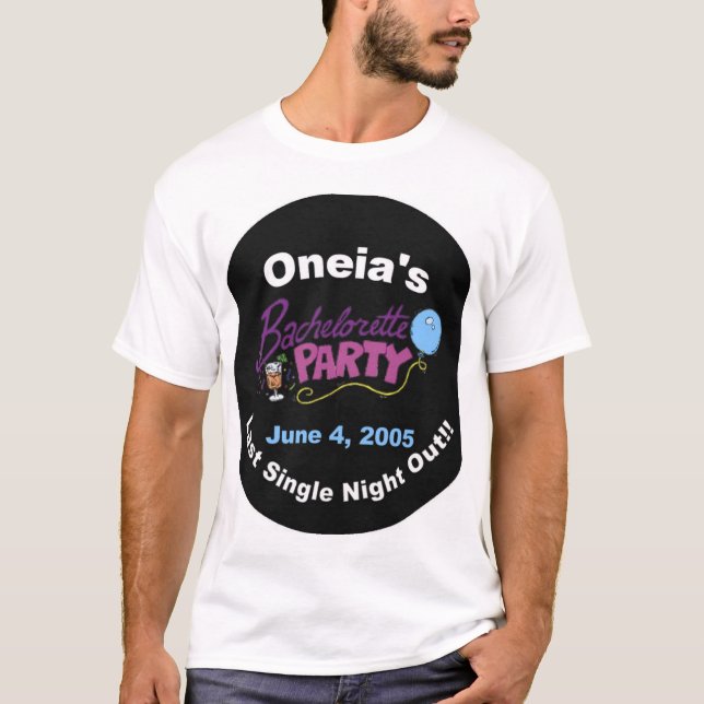 T-shirt Bachelorette (Devant)