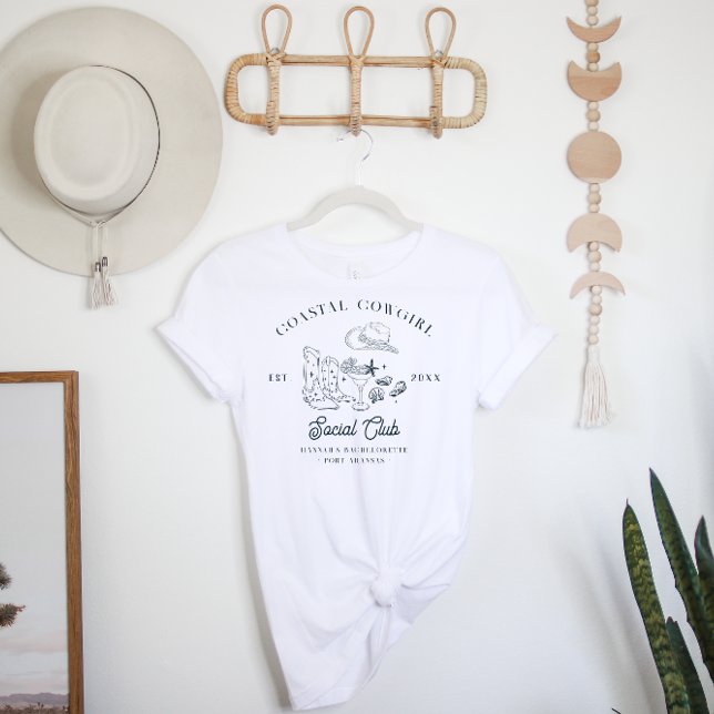 T-shirt Bachelorette Coastal Cowgirl (Créateur téléchargé)