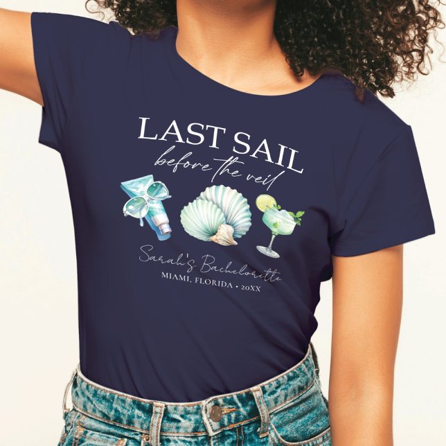 T-shirt Bachelorette de croisière personnalisée (Créateur téléchargé)