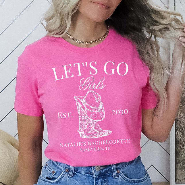 T-shirt Bachelorette de Nashville personnalisée Club socia (Créateur téléchargé)