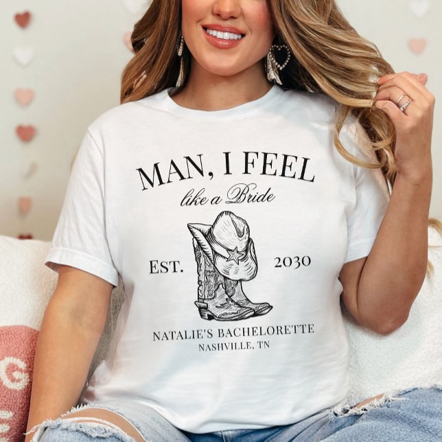 T-shirt Bachelorette de Nashville personnalisée Club socia (Créateur téléchargé)