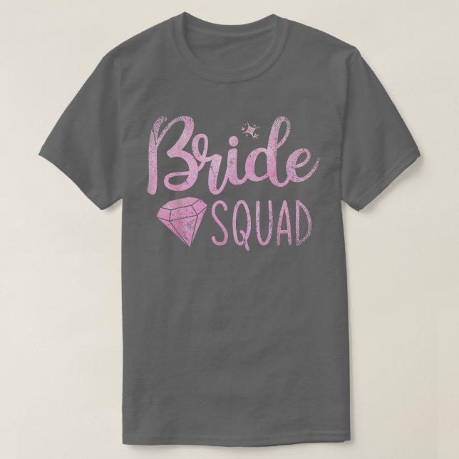 T-shirt Bachelorette Fête des mariées Femme Brigade (Design devant)