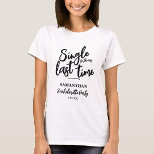T-shirt Bachelorette minimaliste