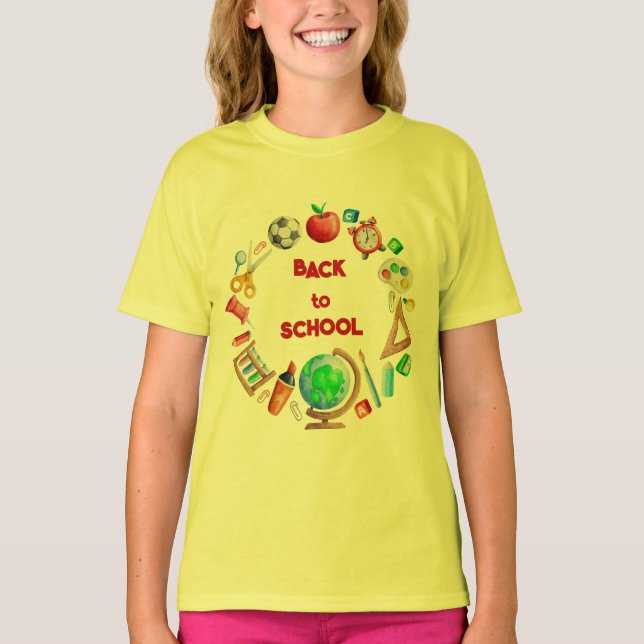 T-shirt Back to school (Devant)