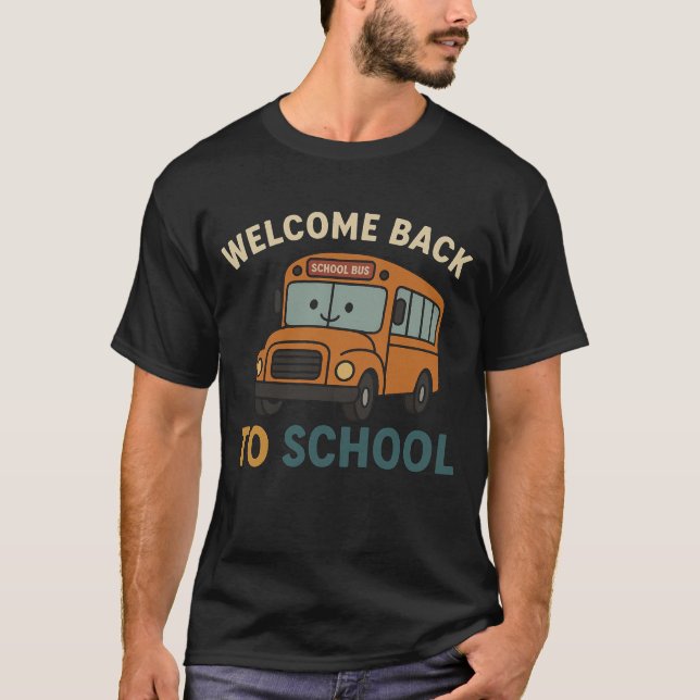 T-shirt Back to School –Funny and Cute School  (Devant)