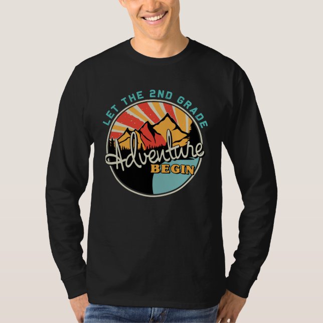 T-shirt Back To School   Let the 2nd Grade Adventure Begin (Devant)