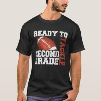 T-shirt Back To School Ready To Tackle Second Grade 2nd Gr