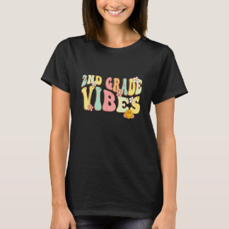 T-shirt Back To School Second Grade Vibes Student Teacher 