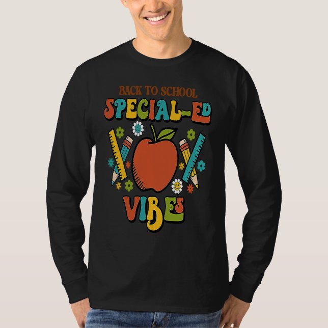 T-shirt Back To School Special ED Vibes  Sped Teacher (Devant)