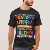 Back to School Teacher We Are Like A Box Of Crayon