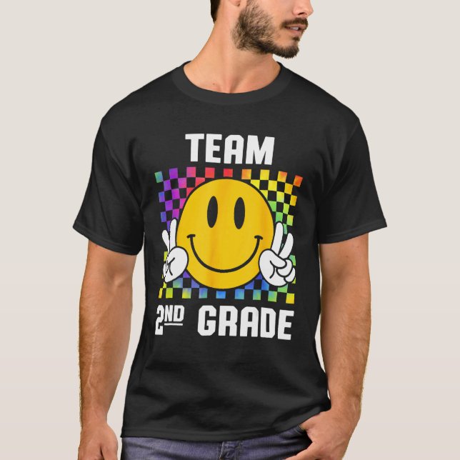 T-shirt Back To School Team 2nd Garde Smile Back To School (Devant)