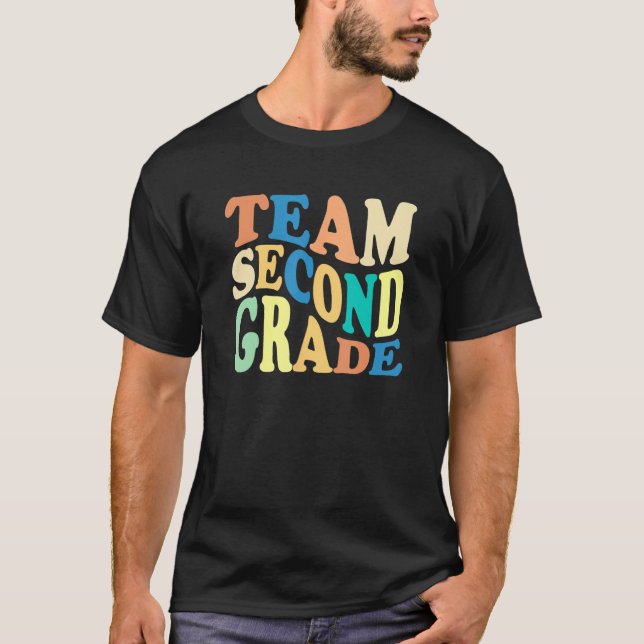 T-shirt Back To School Team Second Grade 2nd Grade Teacher (Devant)