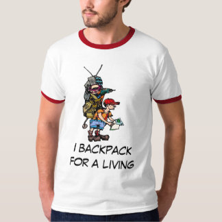 T-shirt Backpackfor I une vie - customisée