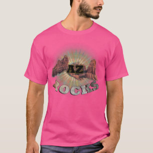 T-shirt Backpacking Phoenix Az Rocks Design Mountain Hikin