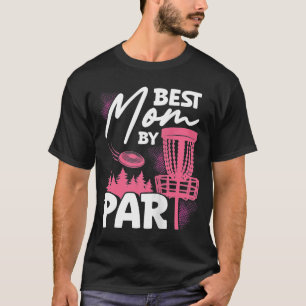 T-shirt Backprint Best Mom By Par Par Ultimate Frisbee Tan