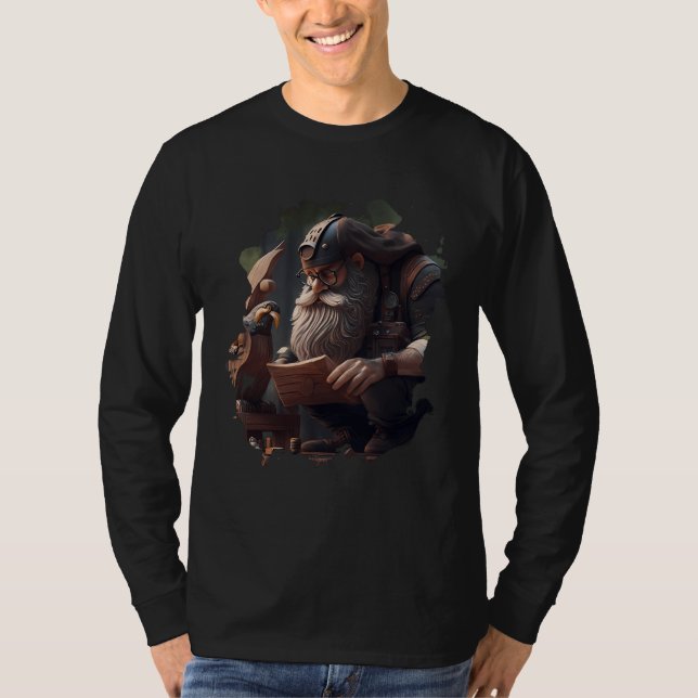 T-shirt Backprint  carpenter and wood carver woodworker (Devant)