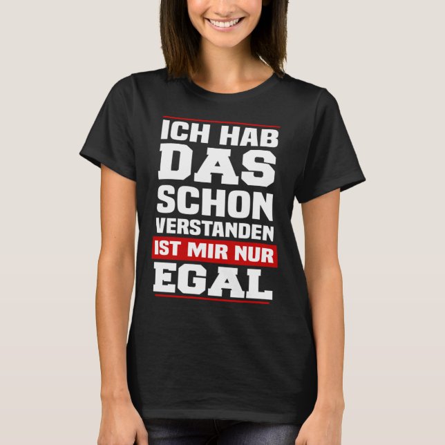 T-shirt Backprint I got that I just don t care (Devant)