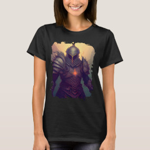T-shirt Backprint imaginaire épique chevalier un héros dan