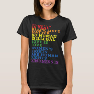 T-shirt Backprint Kindness est tout LGBTQ+ Pride 2
