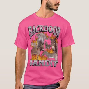 T-shirt Backr Mange Drôle Âne Mémé Offensant Bootleg garço