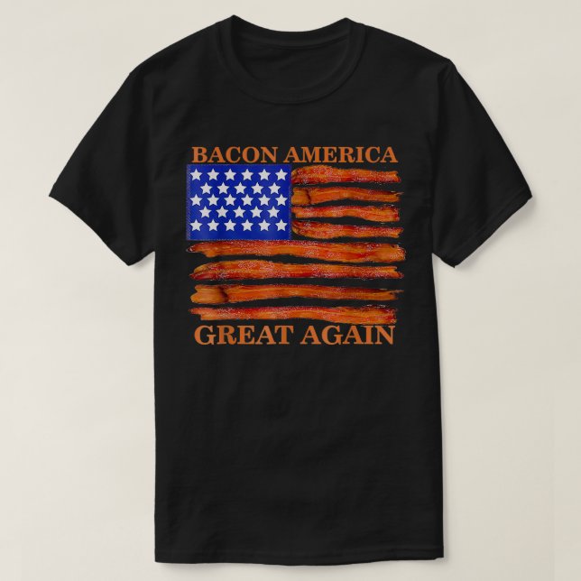 T-shirt Bacon America (Design devant)