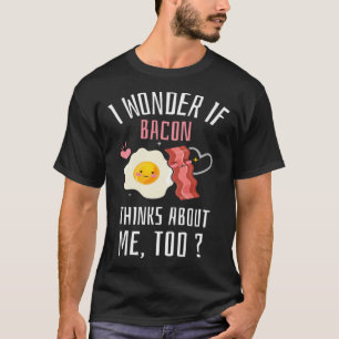 T-shirt Bacon American Food Fast Food OEufs mûrs